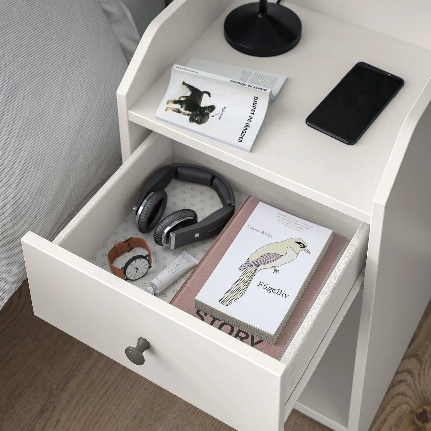 IKEA HAUGA Schlafzimmermöbel 3er-Set Weiß