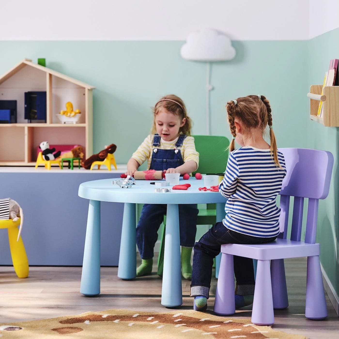IKEA MAMMUT Kinderstuhl Lila