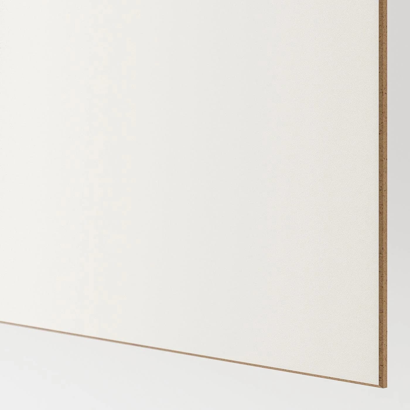 IKEA AULI / MEHAMN Schiebetürpaar Weiß Spiegelglas