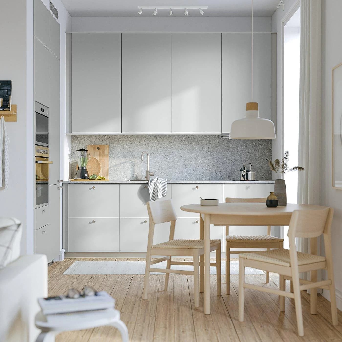 IKEA HAVSTORP Geschirrspülerfront Hellgrau Modern