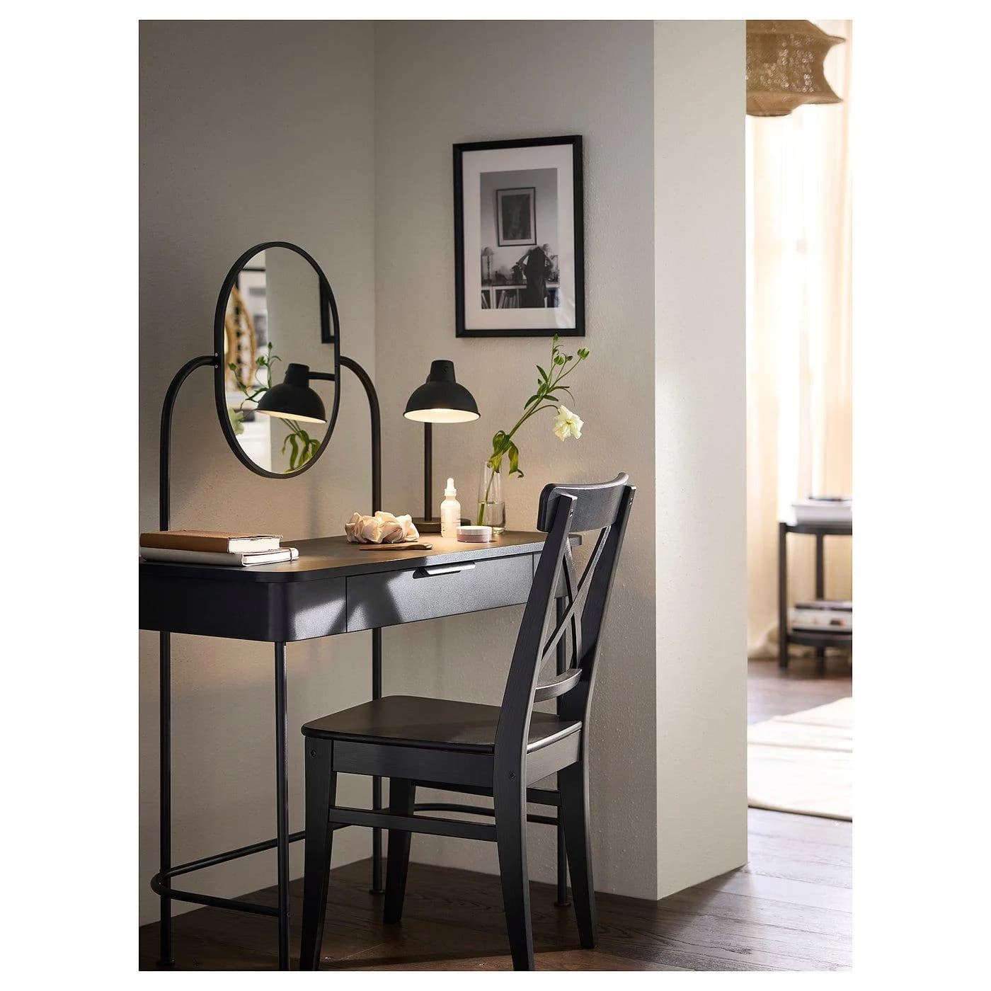 IKEA GRÅFJÄLLET Frisiertisch Anthrazit Industriedesign