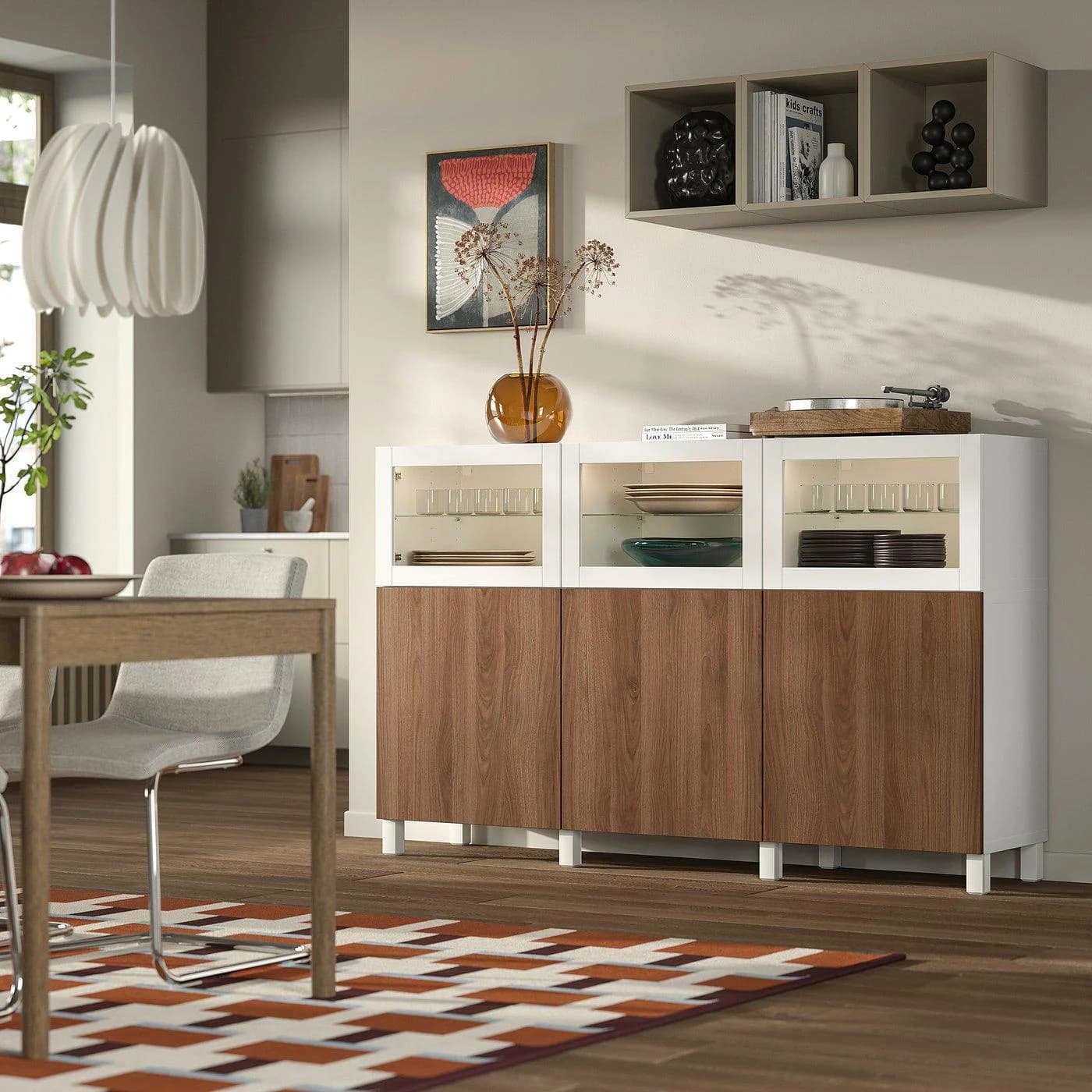 IKEA BESTÅ Aufbewahrung mit Türen Weiß