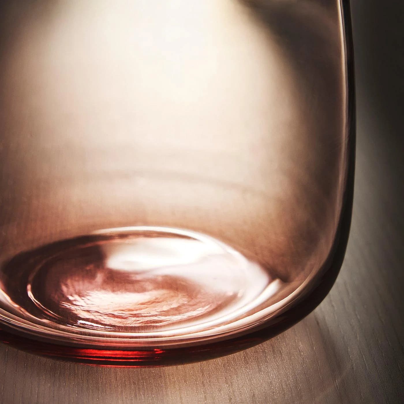 IKEA BERÄKNA Vase Glas Hellrosa