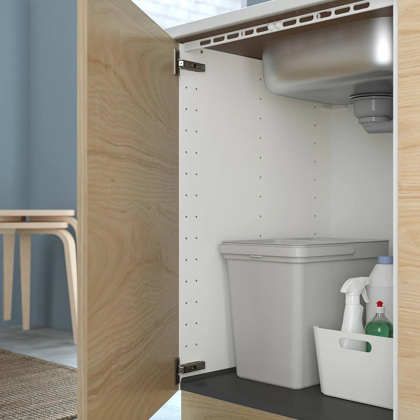 IKEA METOD Regalbodenschutz für Spülschrank Weiß