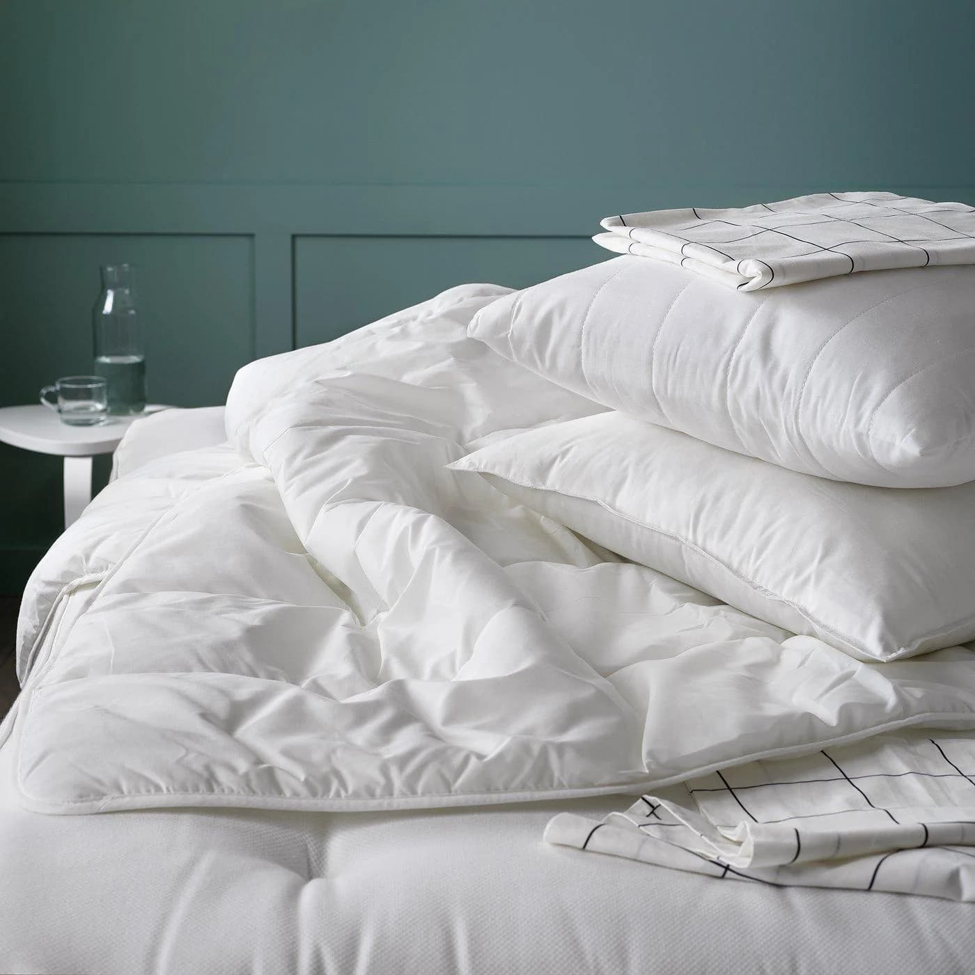 IKEA SMÅSPORRE Decke mittelwarm Baumwolle Polyester