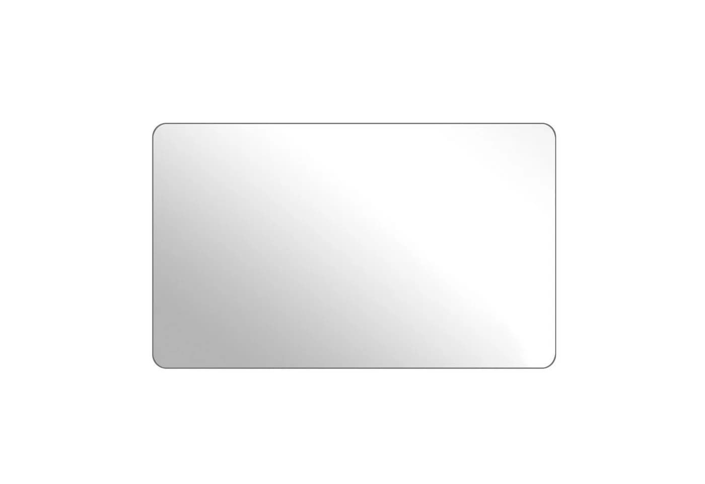 BBWL Wandspiegel Rechteckig HD-Glas Wasserabweisend