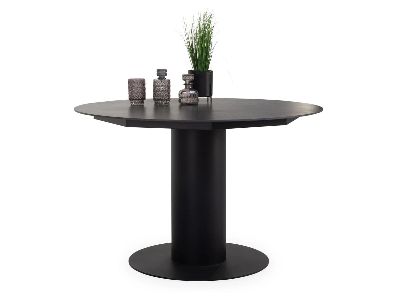 Bert Plantagie Esstisch OVAL Dekton Schwarz Modern