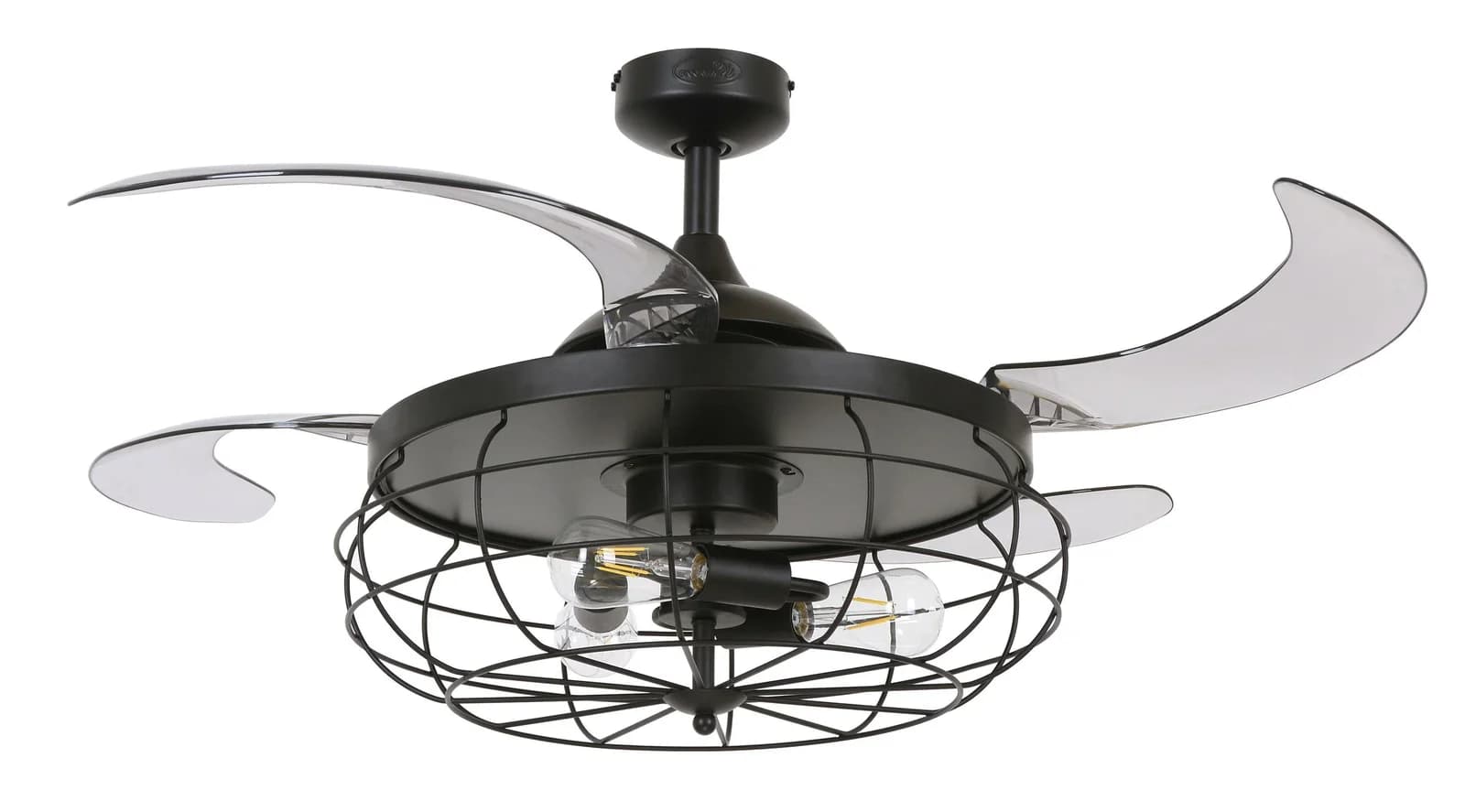 Beacon Deckenventilator Licht Fanaway Industri Schwarz