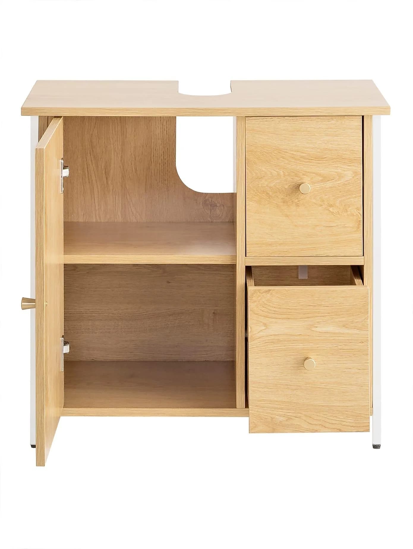 HEINE HOME Waschbeckenunterschrank mit Schubladen und Tür