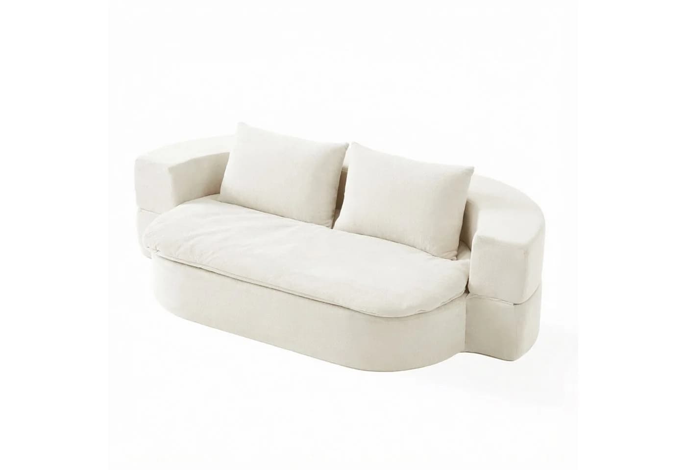 GLP Schlafsofa Klappsofa 2-Sitzer mit Schlaffunktion Set