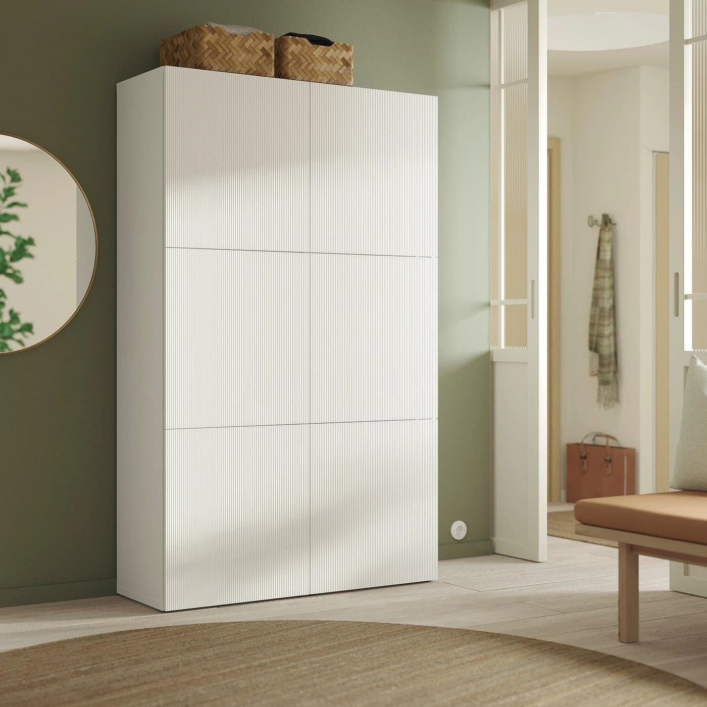 IKEA BESTÅ Aufbewahrung mit Türen Weiß