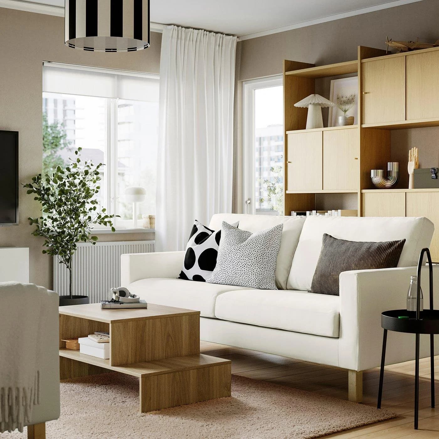 IKEA SALTSJÖBADEN 3er-Sofa Hellgrün