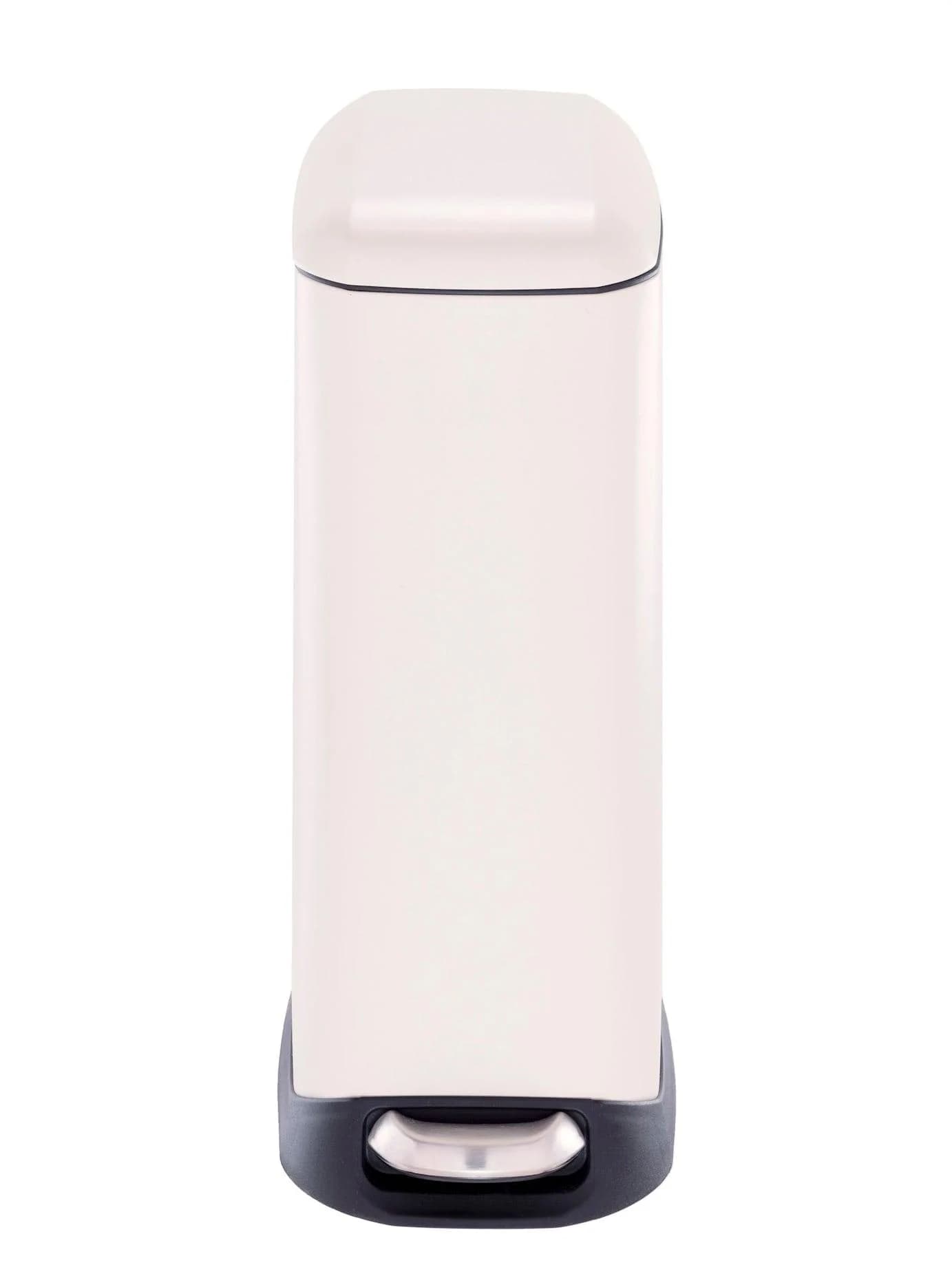 HEINE HOME Treteimer Easy-close Automatik Beige Metall