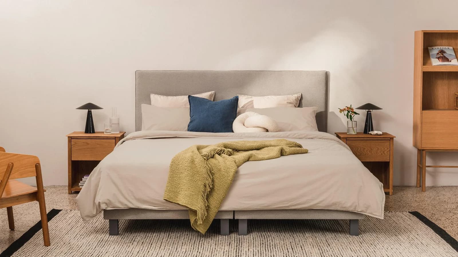 BRUNO Bettwäsche in Beige | 100% Baumwolle Perkalstoff | Hautfreundlich
