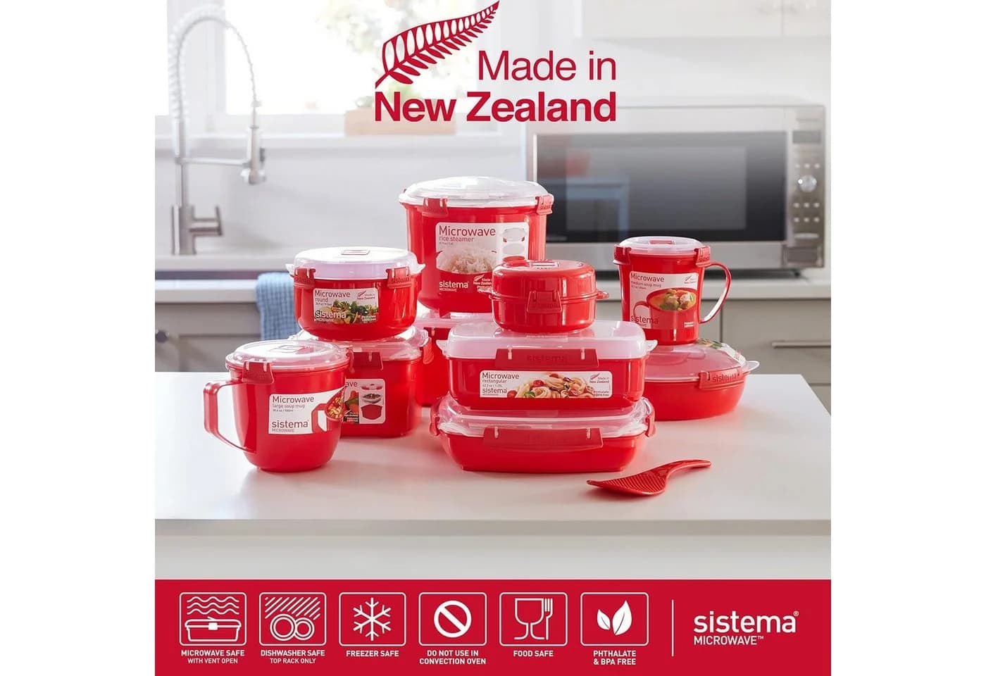 Sistema Microwave-Heat & Eat Frischhaltedosen Set 4 Stück