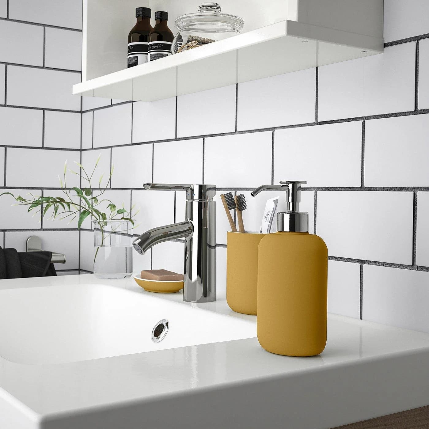 IKEA EKOLN Seifenschale Dunkelgelb Gold