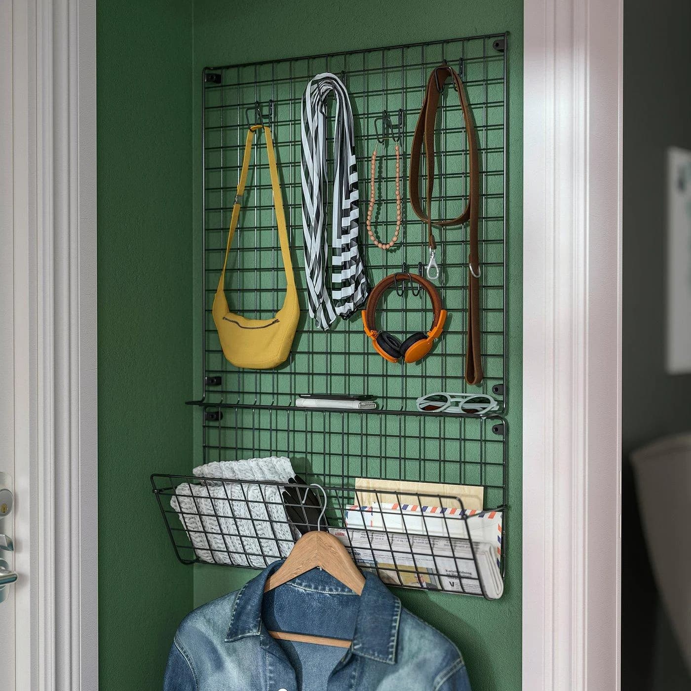 IKEA GREJIG Wandaufbewahrung Grau