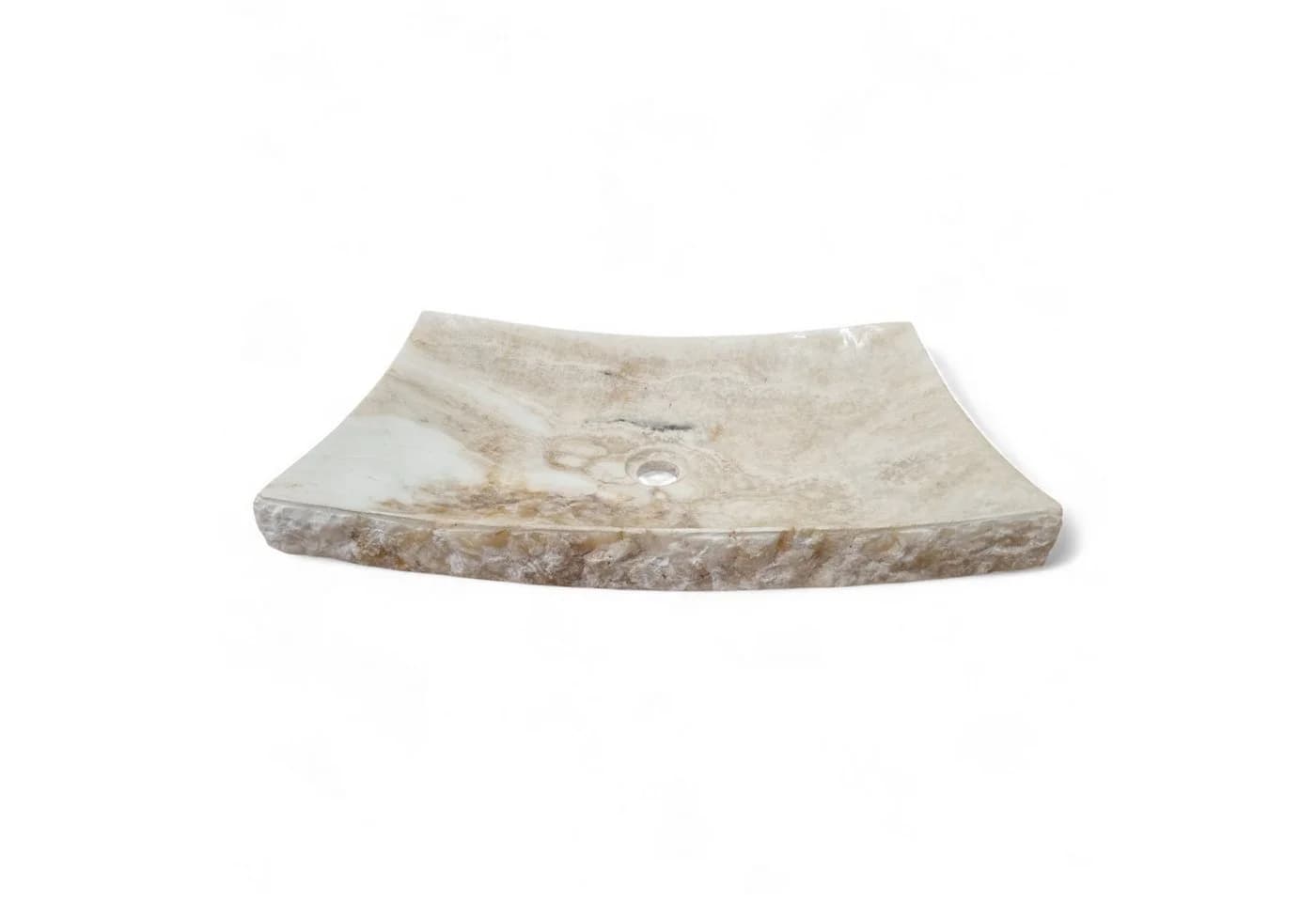 Kinaree Aufsatzwaschbecken Onyx-Marmor Zen Style