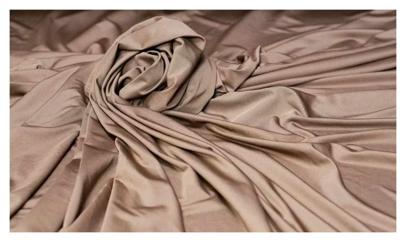 Jirex Trading Company Stretch Hussenstoff Braun 160cm Breite