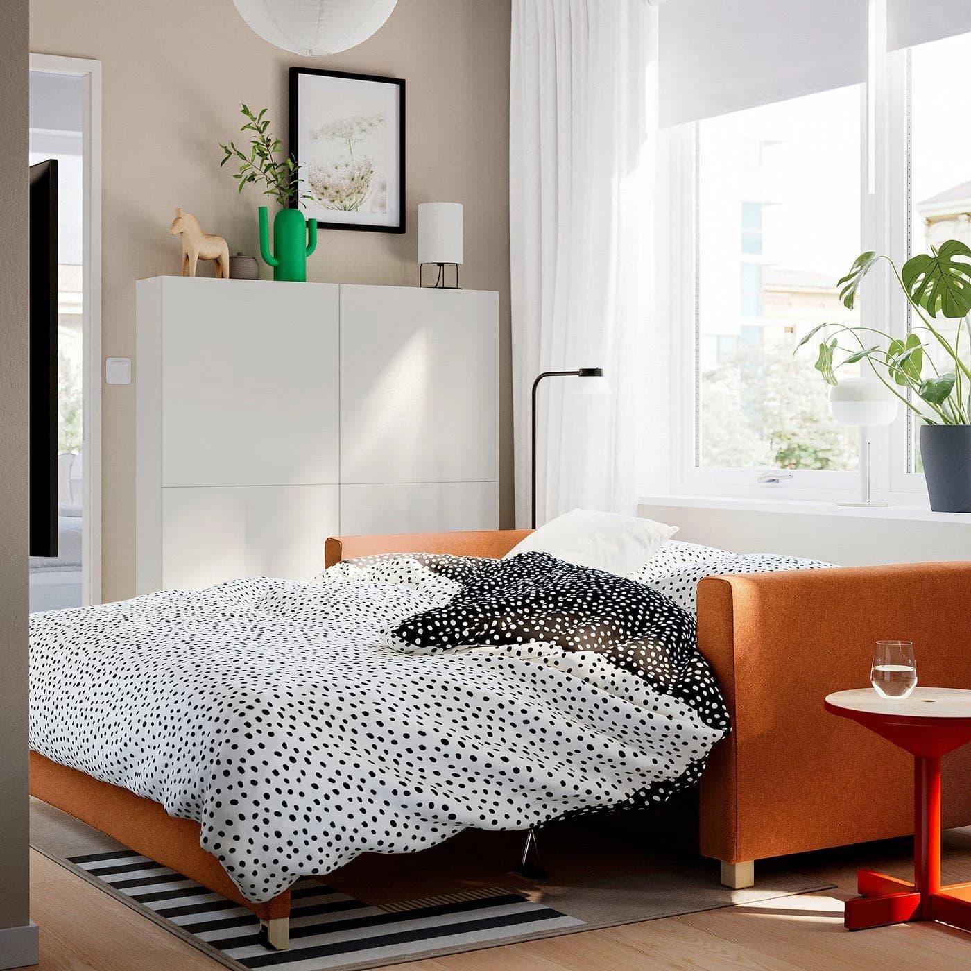 IKEA SALTSJÖBADEN 2er-Bettsofa Hellgrün