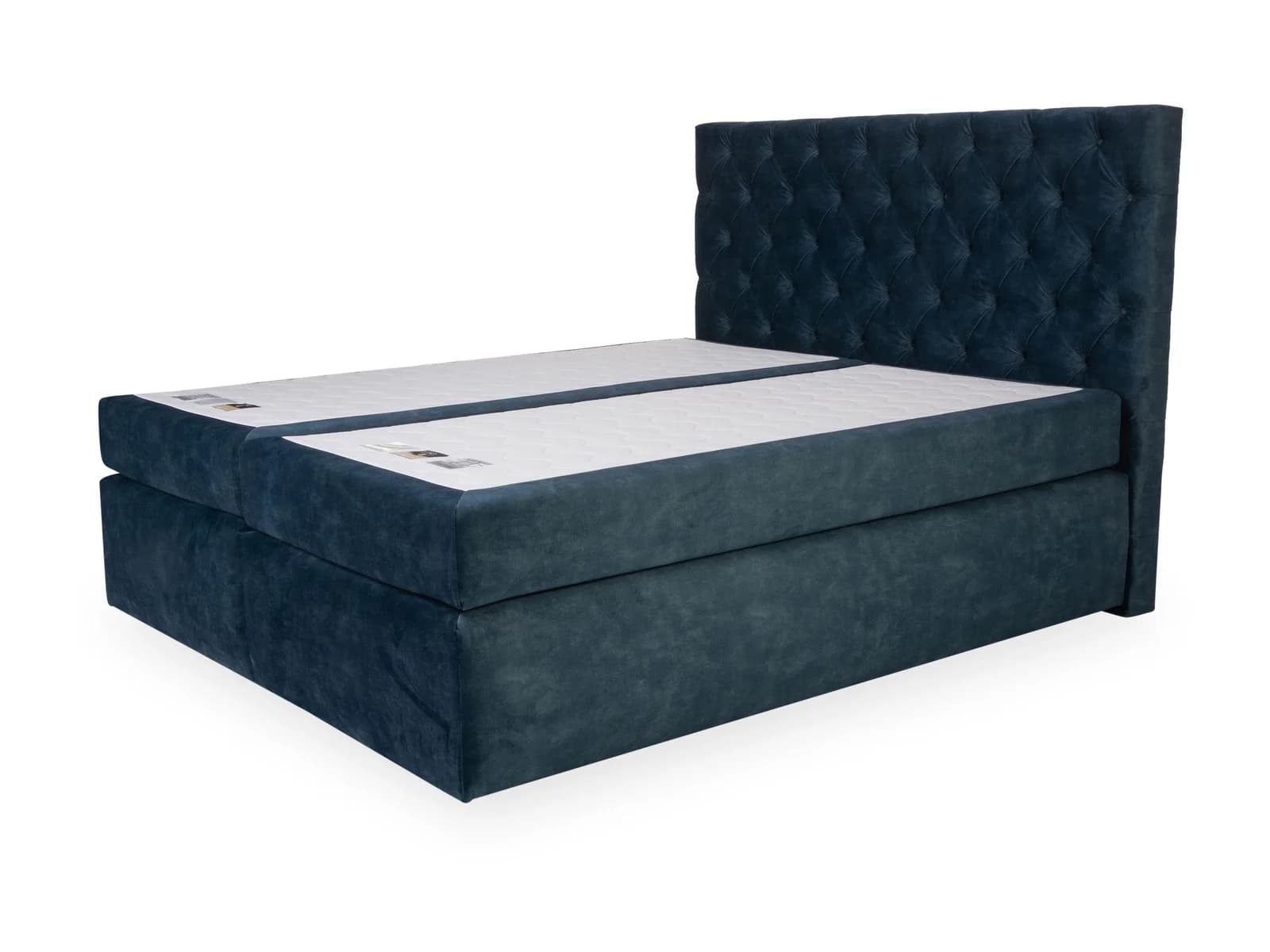 Mondo Boxspringbett MONDO BARELL Petrol Stoff