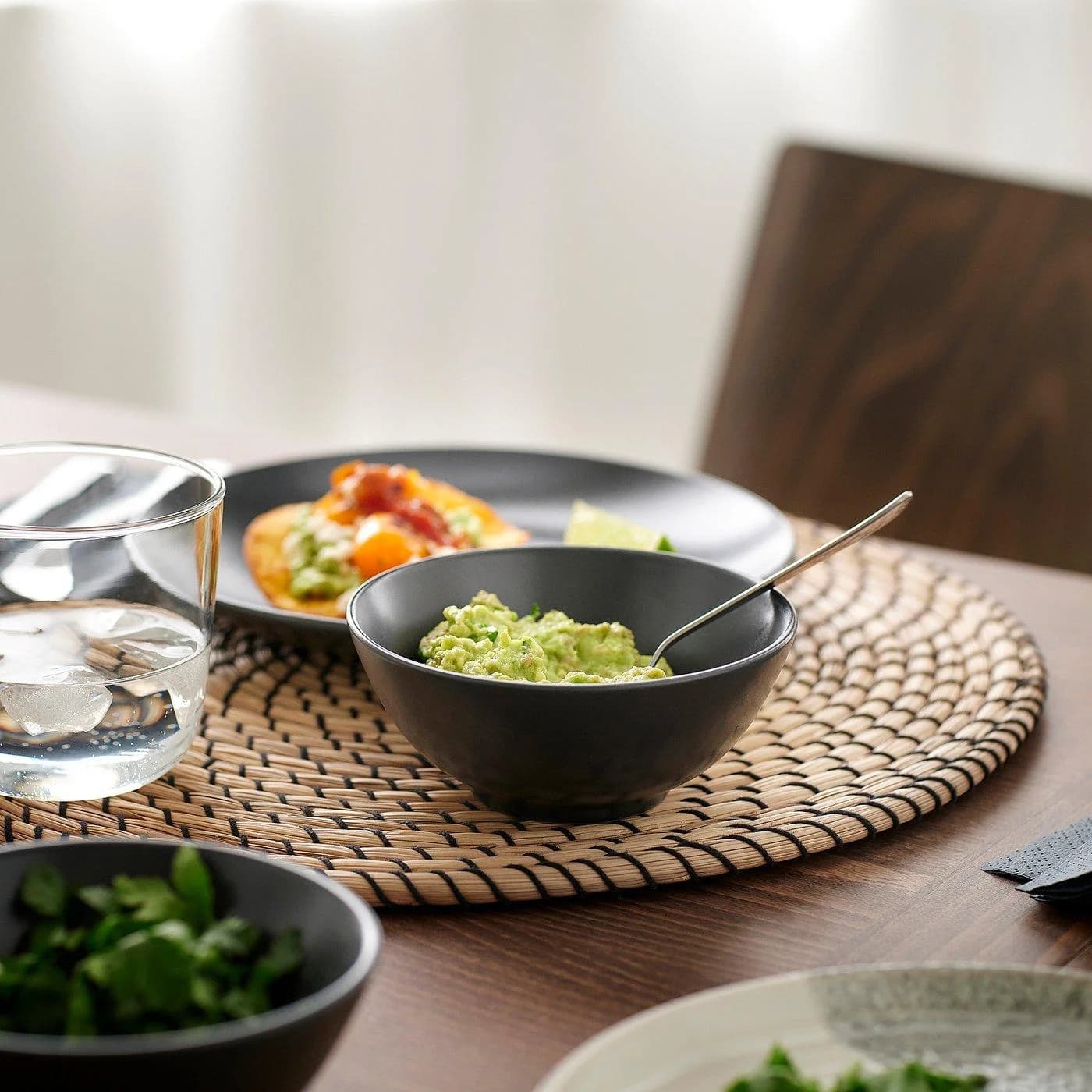 IKEA FÄRGKLAR Schüssel Dunkelgrau Modernes Design