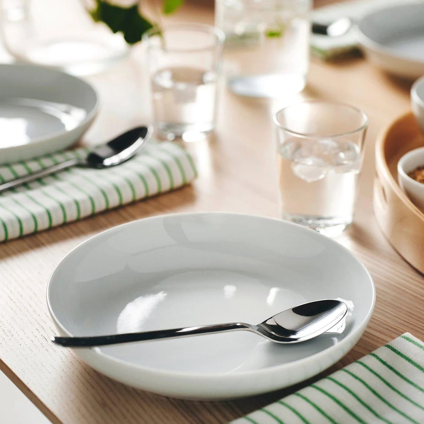 IKEA 365+ Tiefer Teller Weiß Feldspatporzellan