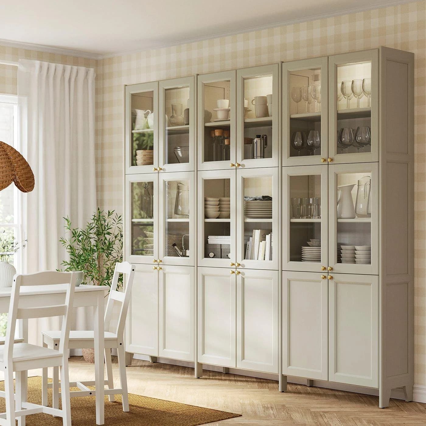 IKEA GULDDRAGARE Aufbewahrungskombi Beige 6 Türen