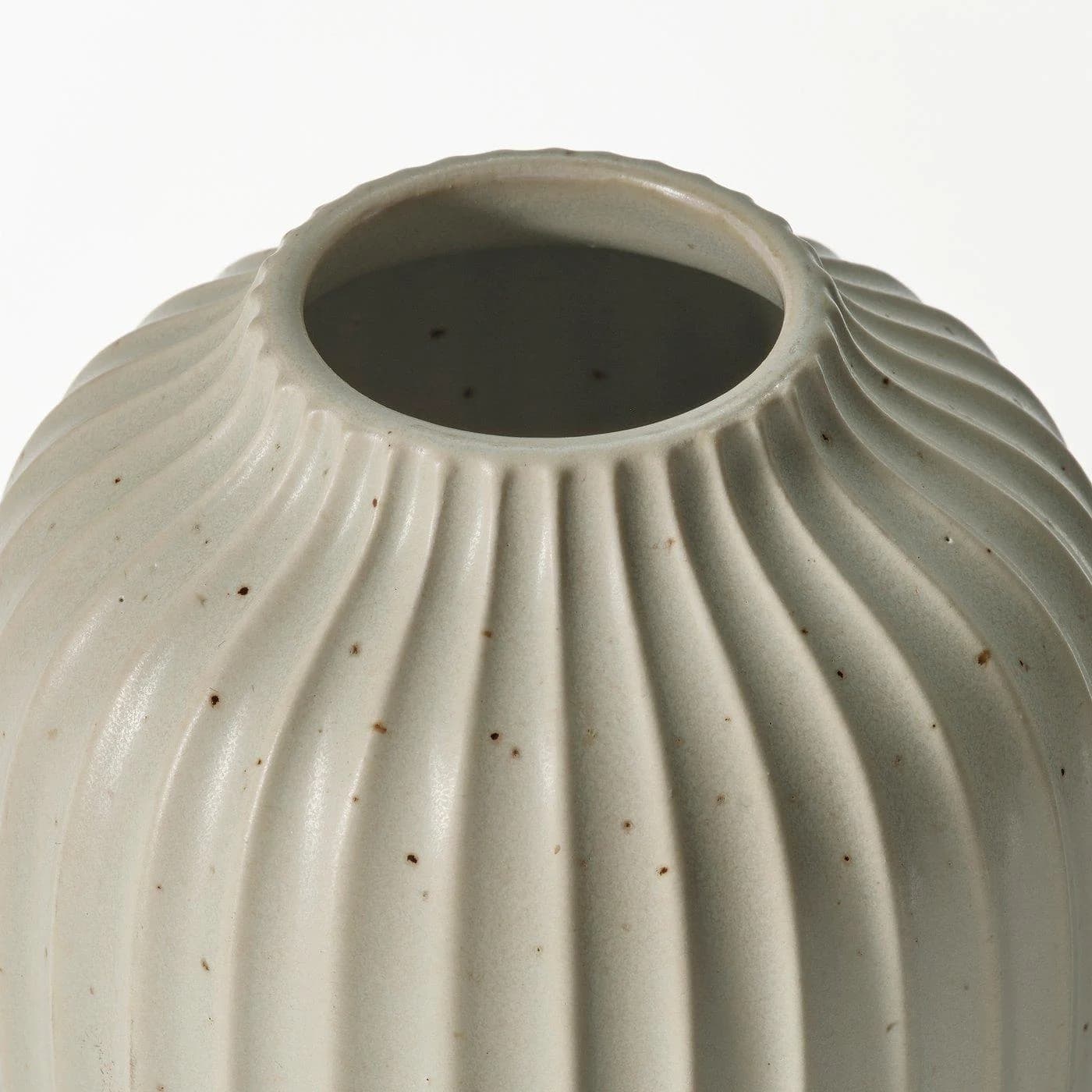 IKEA STJÄRNLUDD Vase Grün Matt