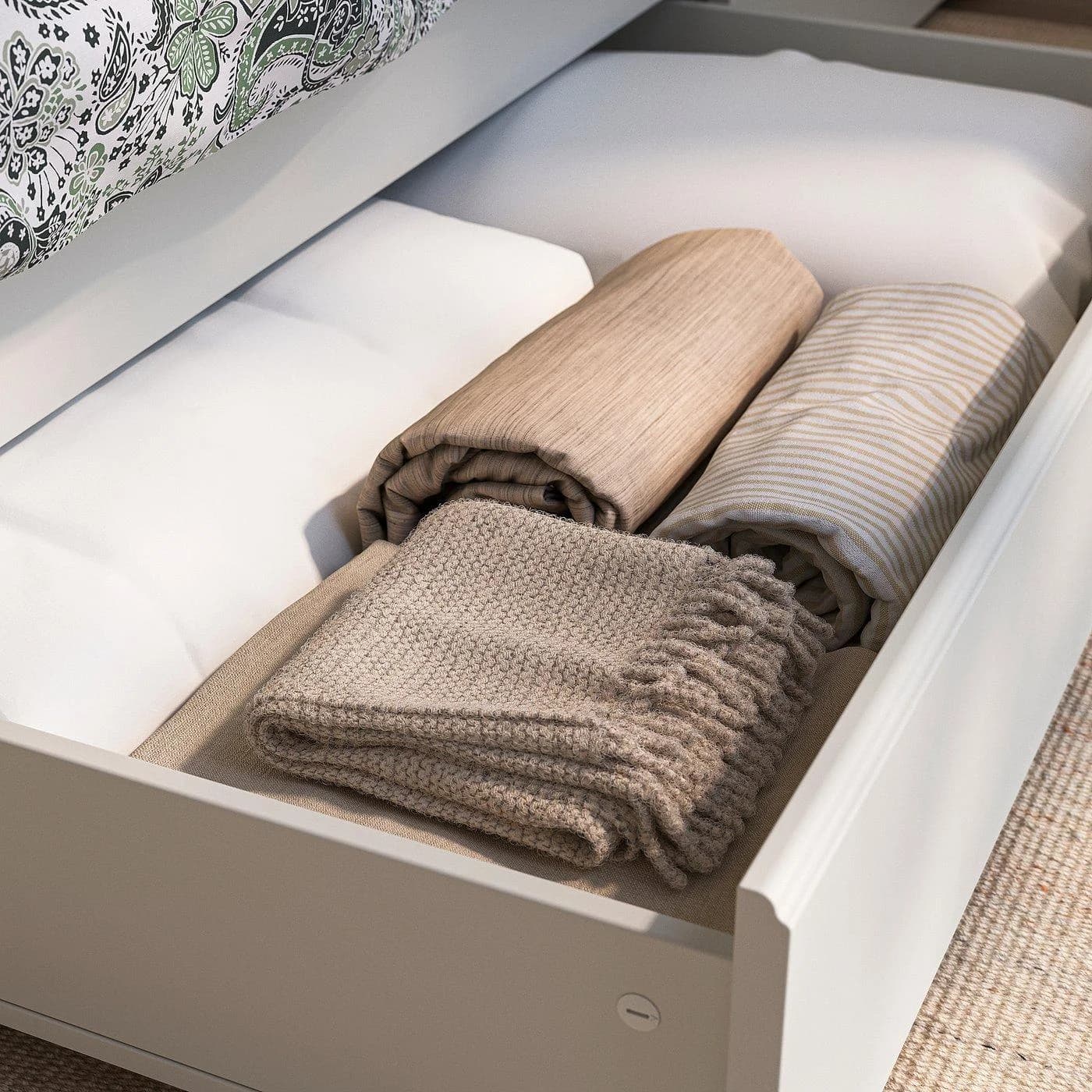 IKEA FÅGELFJÄLLET Bettkasten 2er-Set Weiß