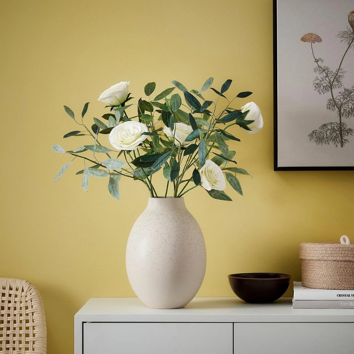 IKEA GULDSPETT Kunstblume Grün Papier