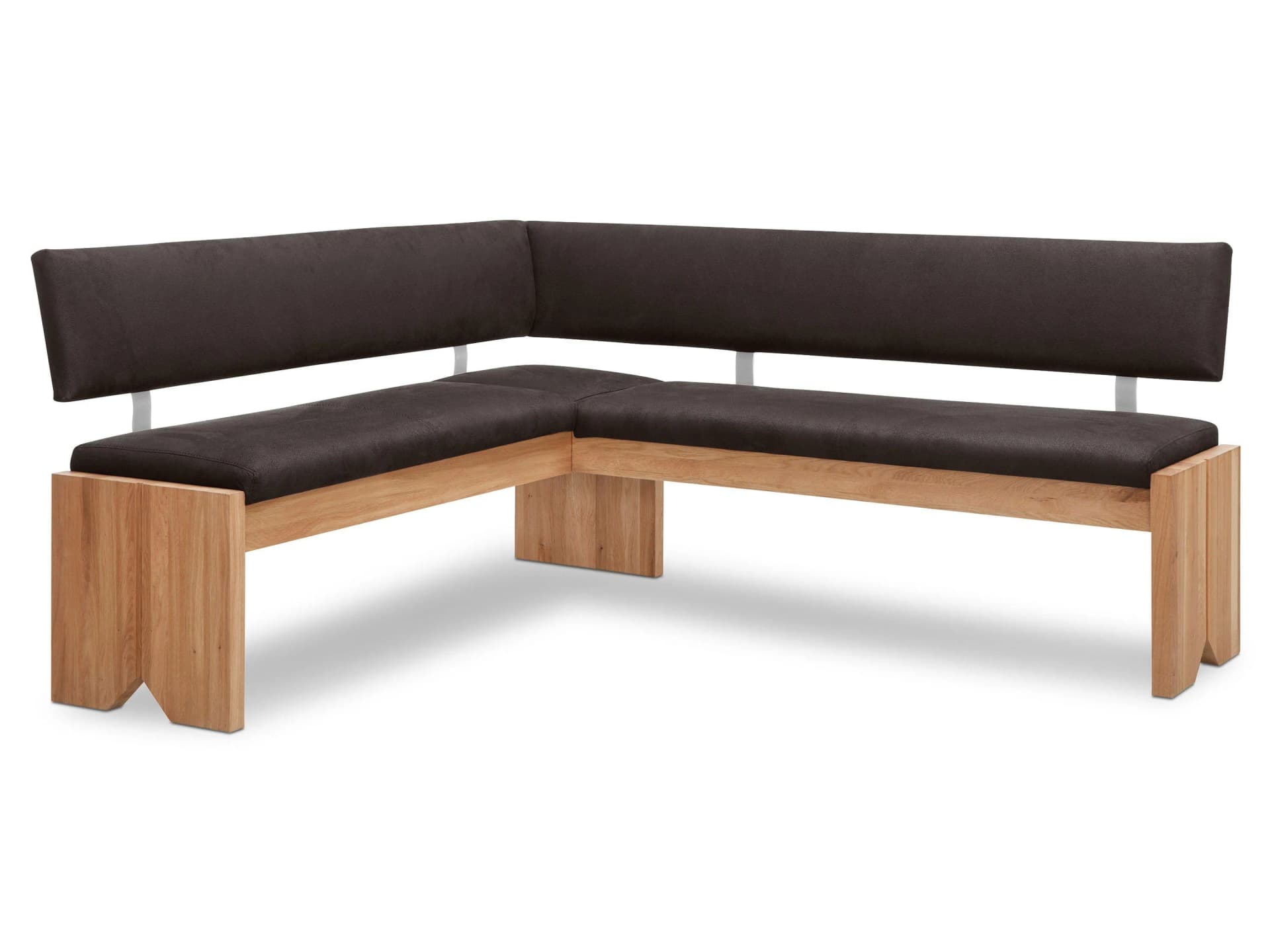 Eckbank vito RUVA Wildeiche Massiv Braun