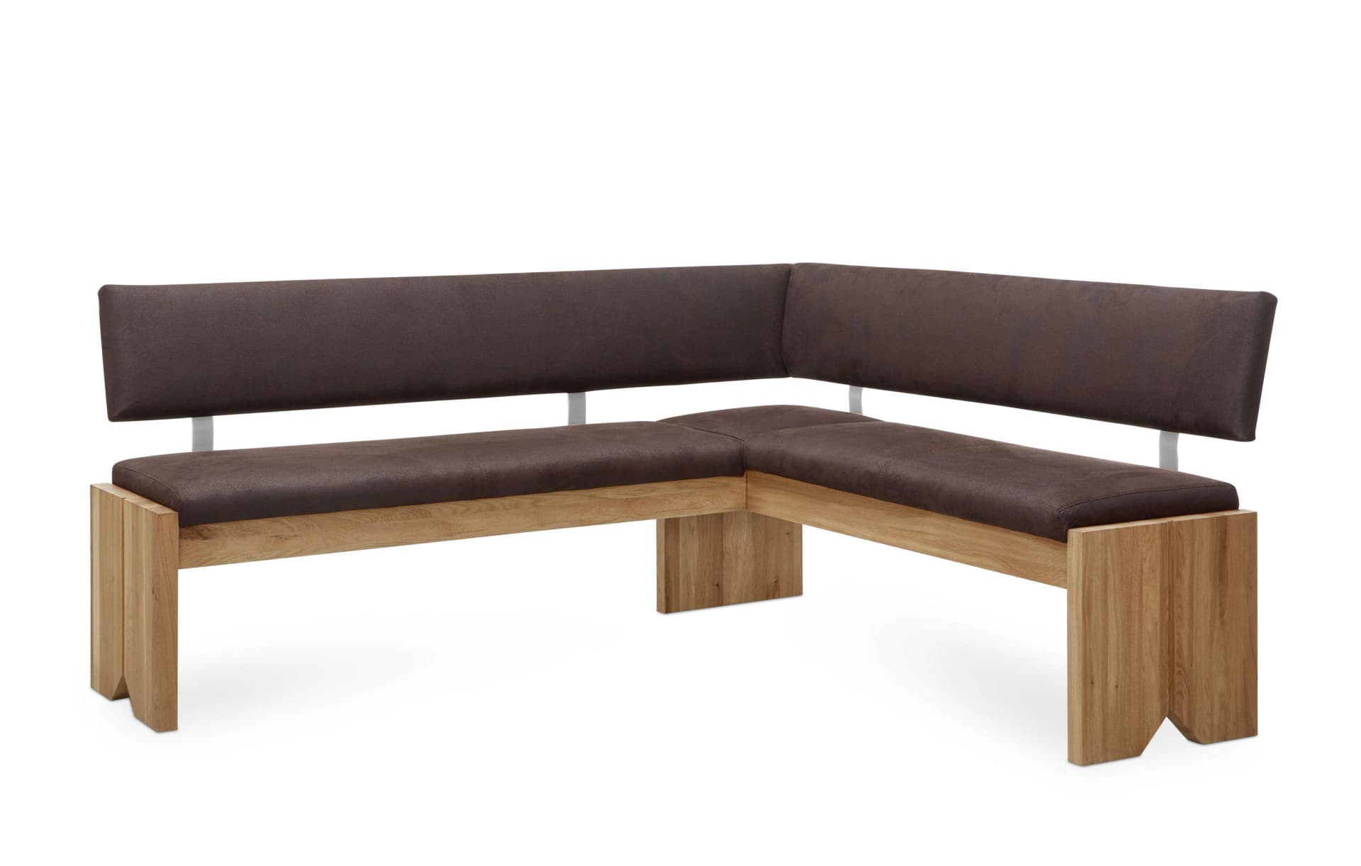 Eckbank vito RUVA Wildeiche Massiv Braun