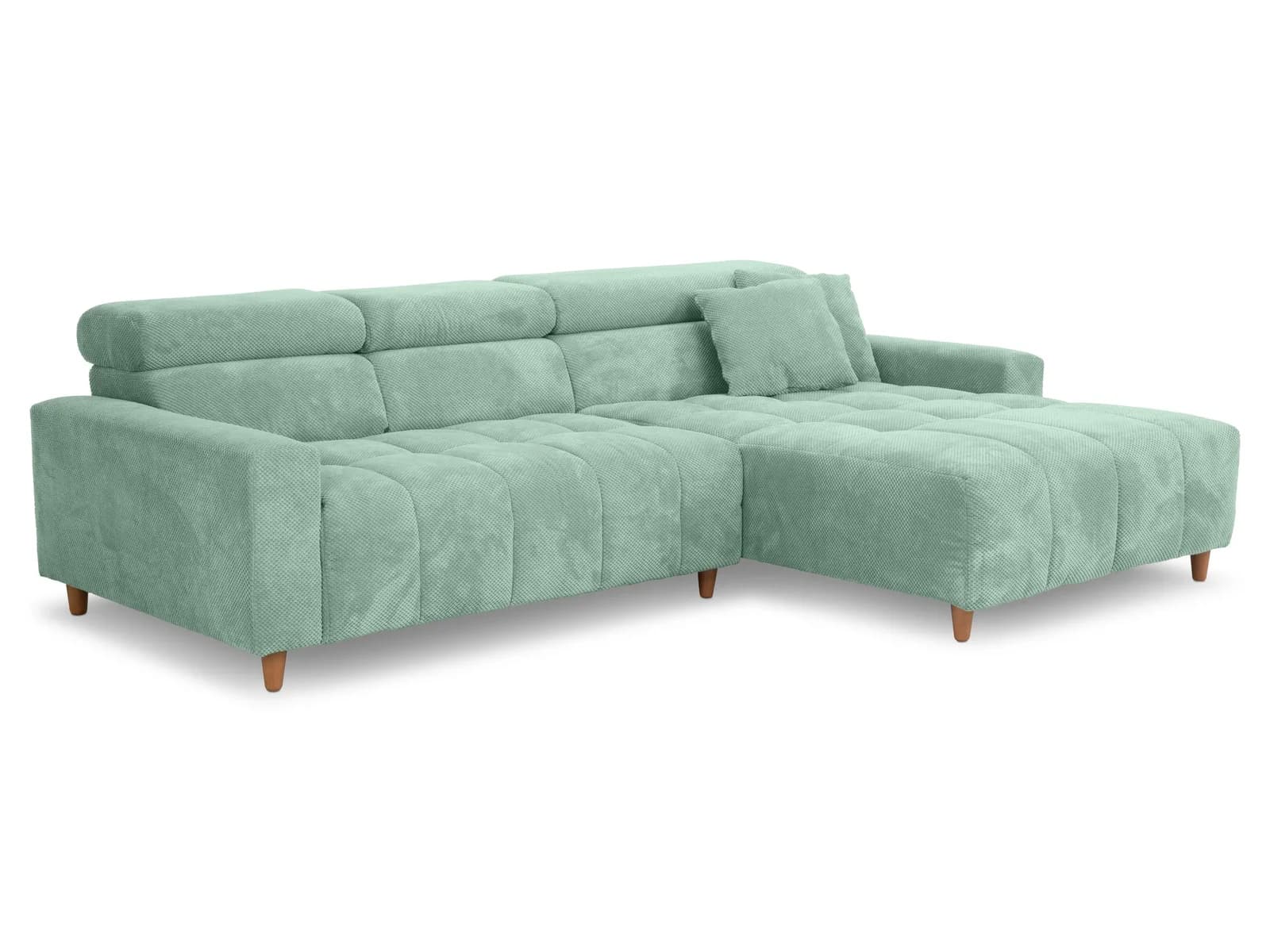 Loft Polsterecke ISODORA Stoff Onega mit Sitztiefenverstellung