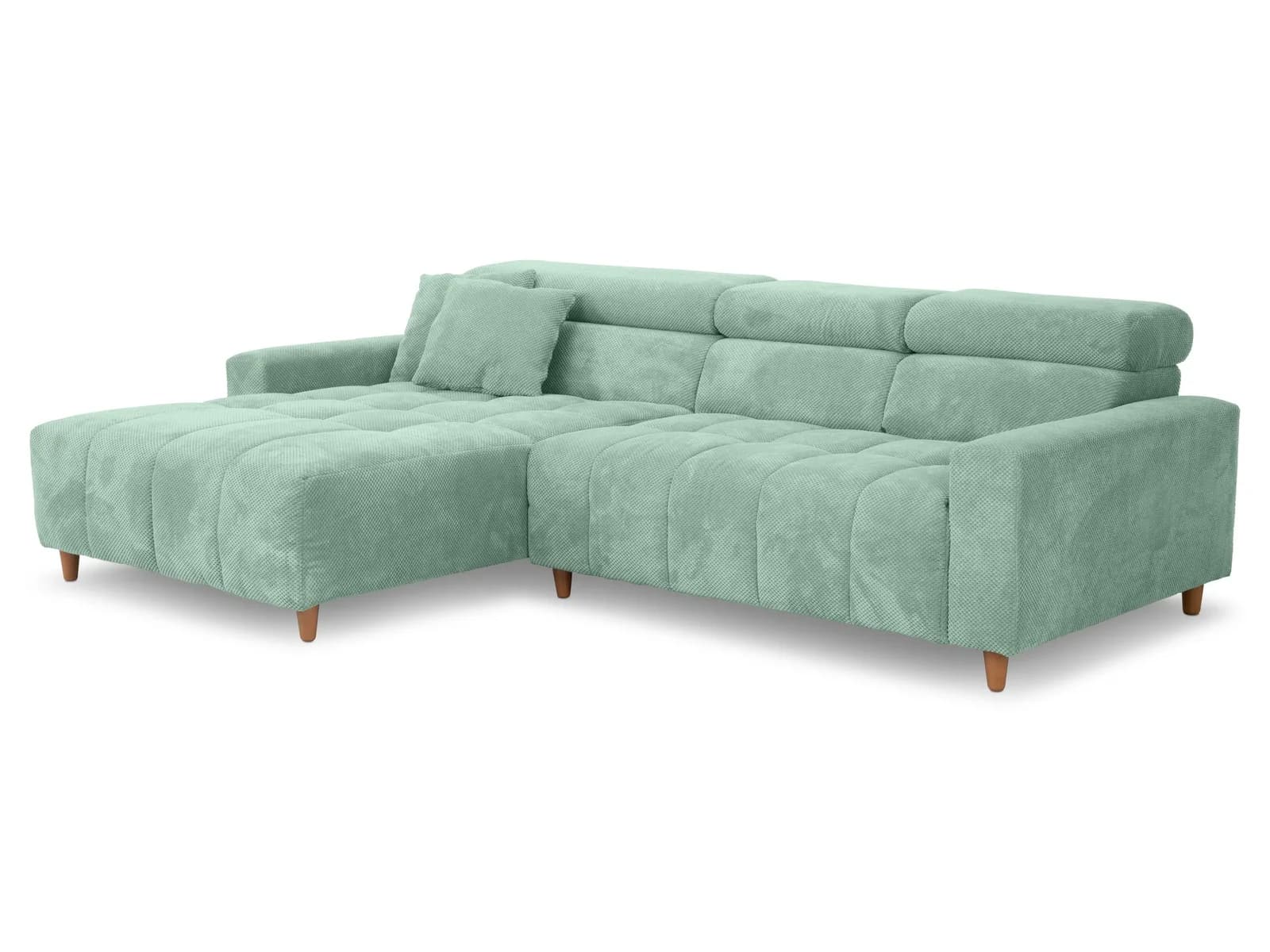 Loft Polsterecke ISODORA Stoff Onega eichefarbig