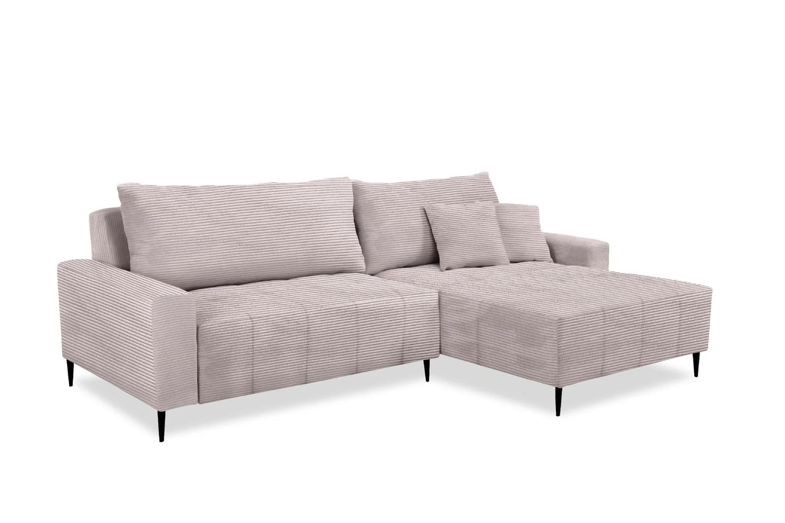 LOFT Polsterecke ITACHI mit Ottomane und Metallfüßen