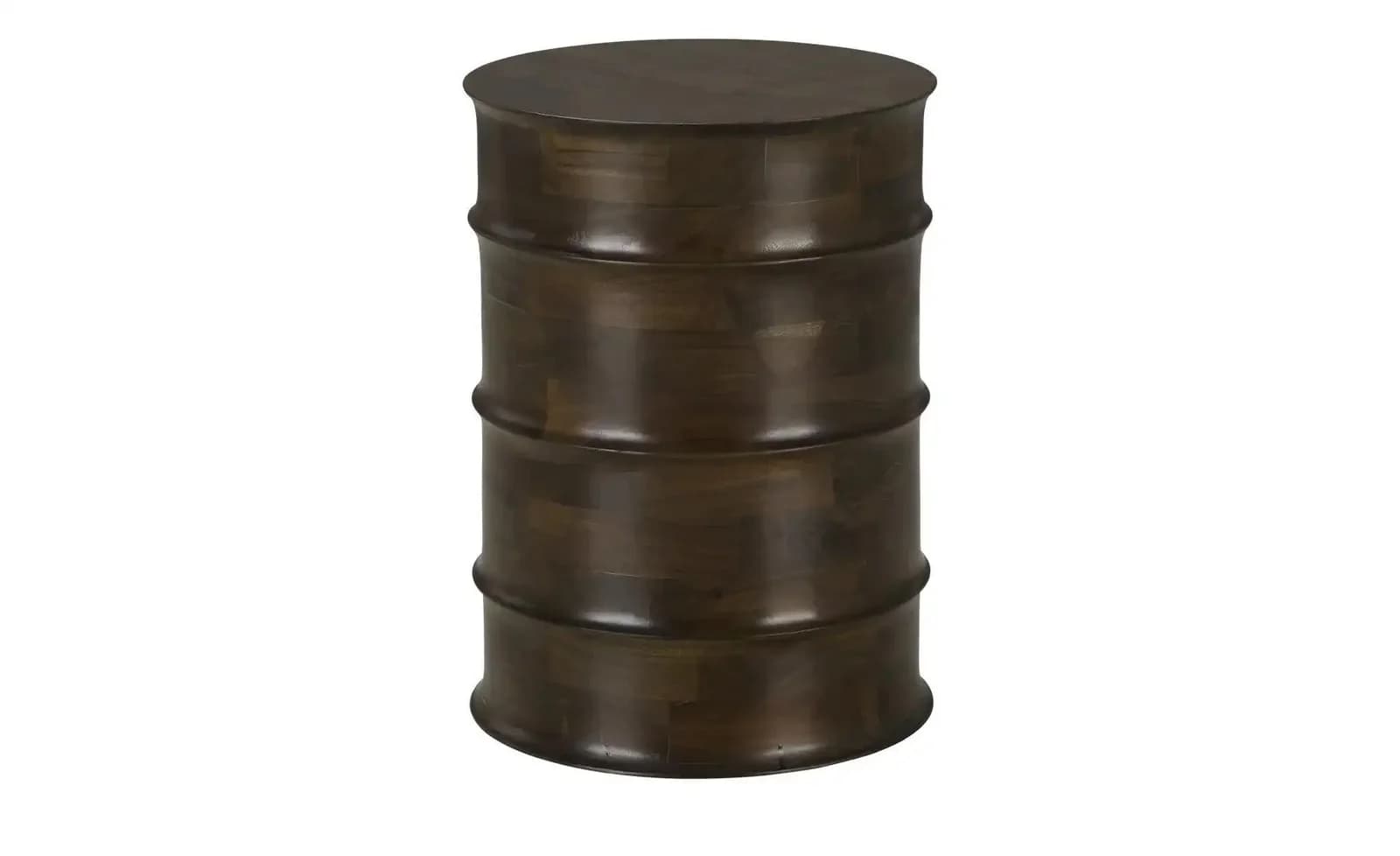 Höffner Beistelltisch Nero Braun Massivholz Modern