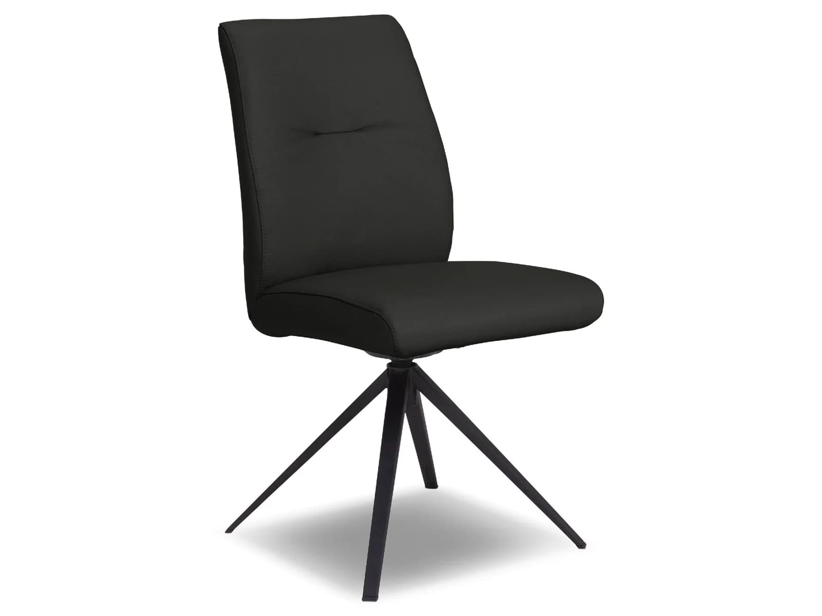 Ostermann Polsterstuhl KILIAN Leder Schwarz Modern