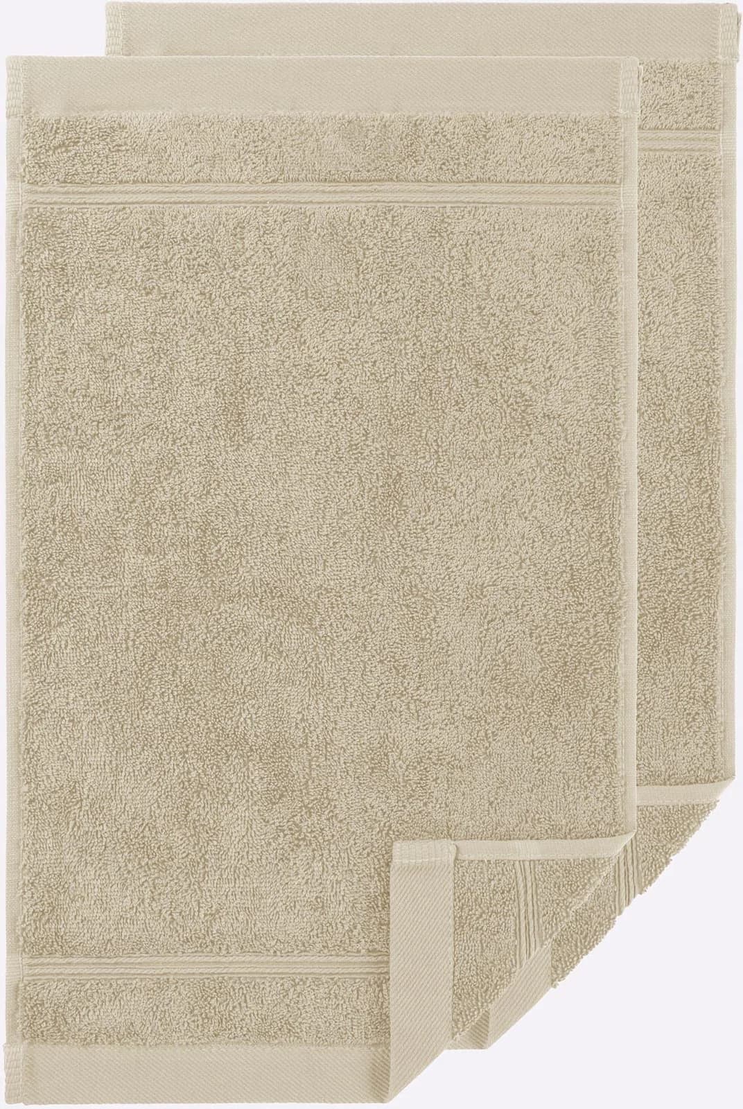 Ross Handtuch Gr. 4 Beige 100% Baumwolle