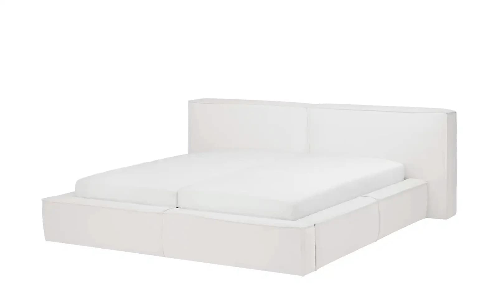 Höffner Selection Polsterbett Liora mit Bettkasten Creme
