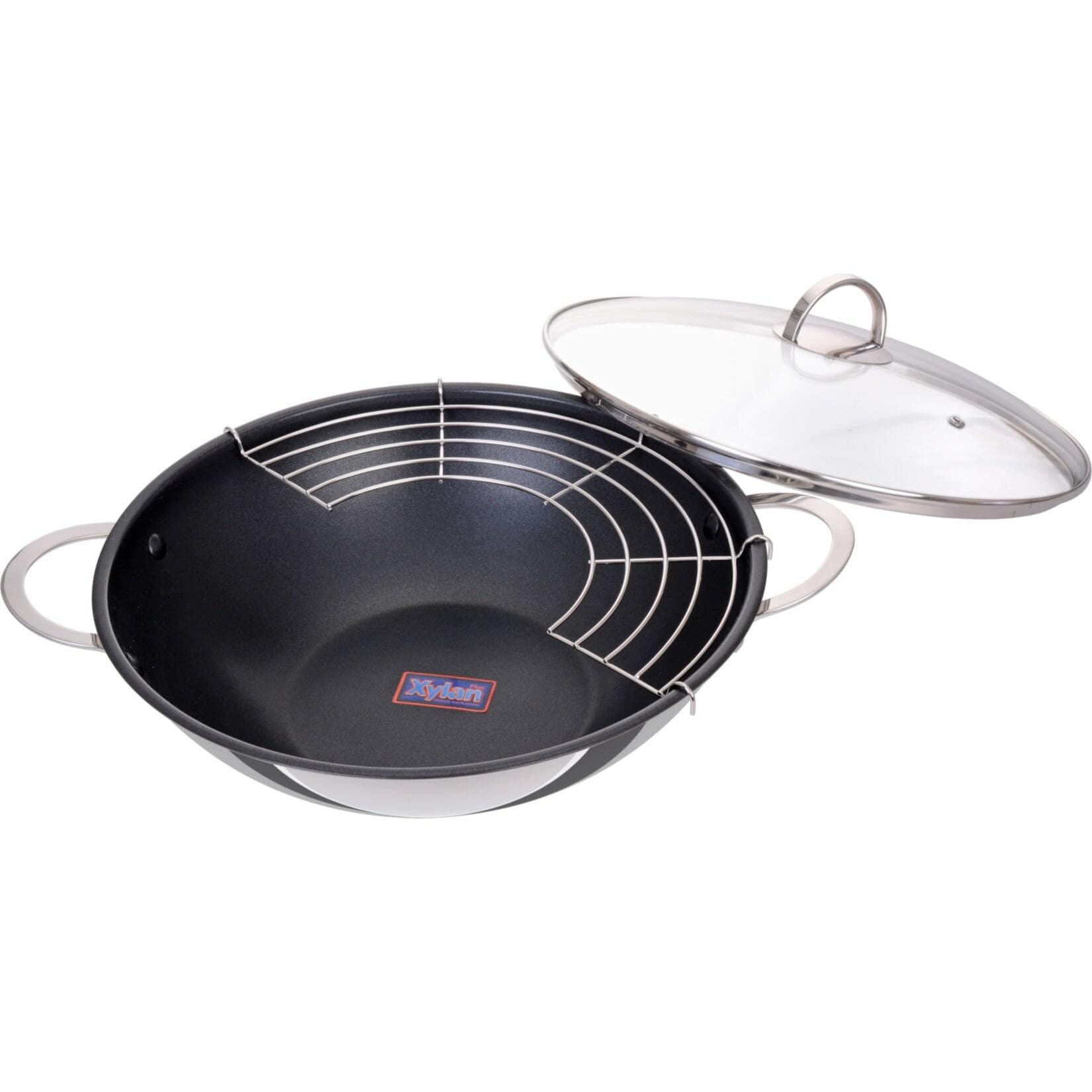 GRÄWE Wok-Set PRO-LINE Edelstahl 18/10