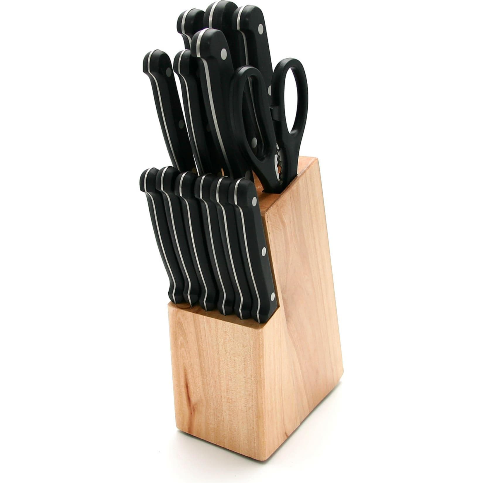 GRÄWE Messerblock CLASSIC 12-teilig mit Edelstahl-Klingen