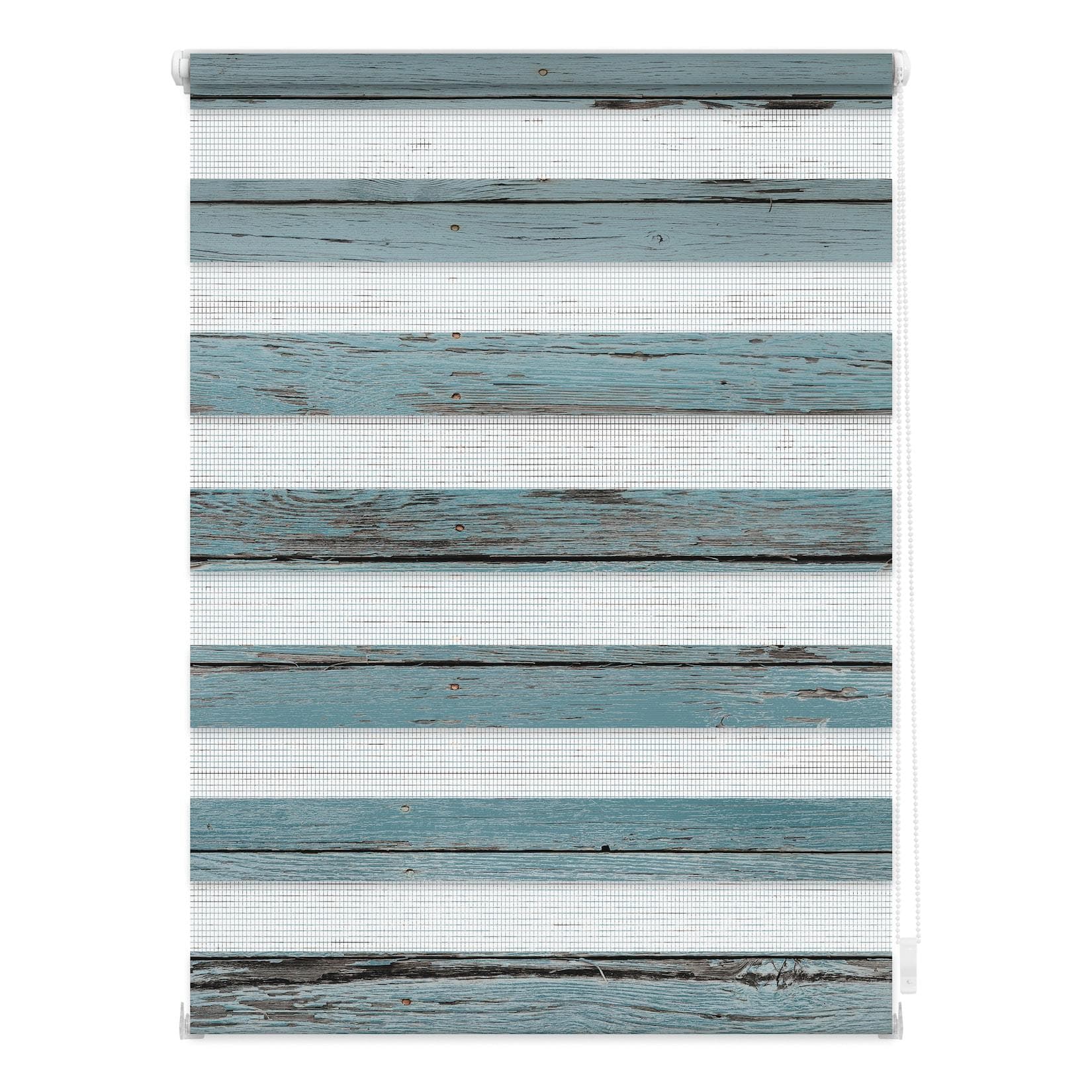 LICHTBLICK Duo Rollo Bretter-Vintage Klemmfix Polyester