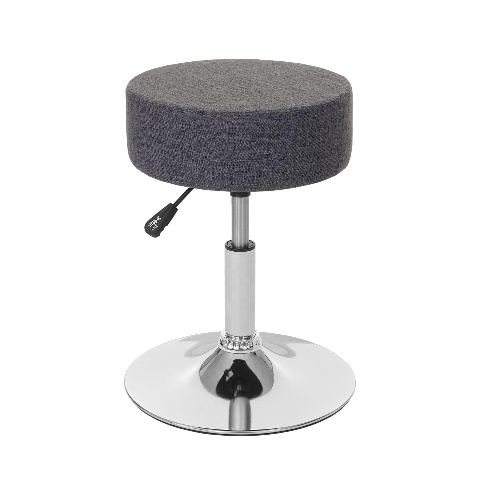 MCW Hocker MCW-C22 Grau Höhenverstellbar Textil