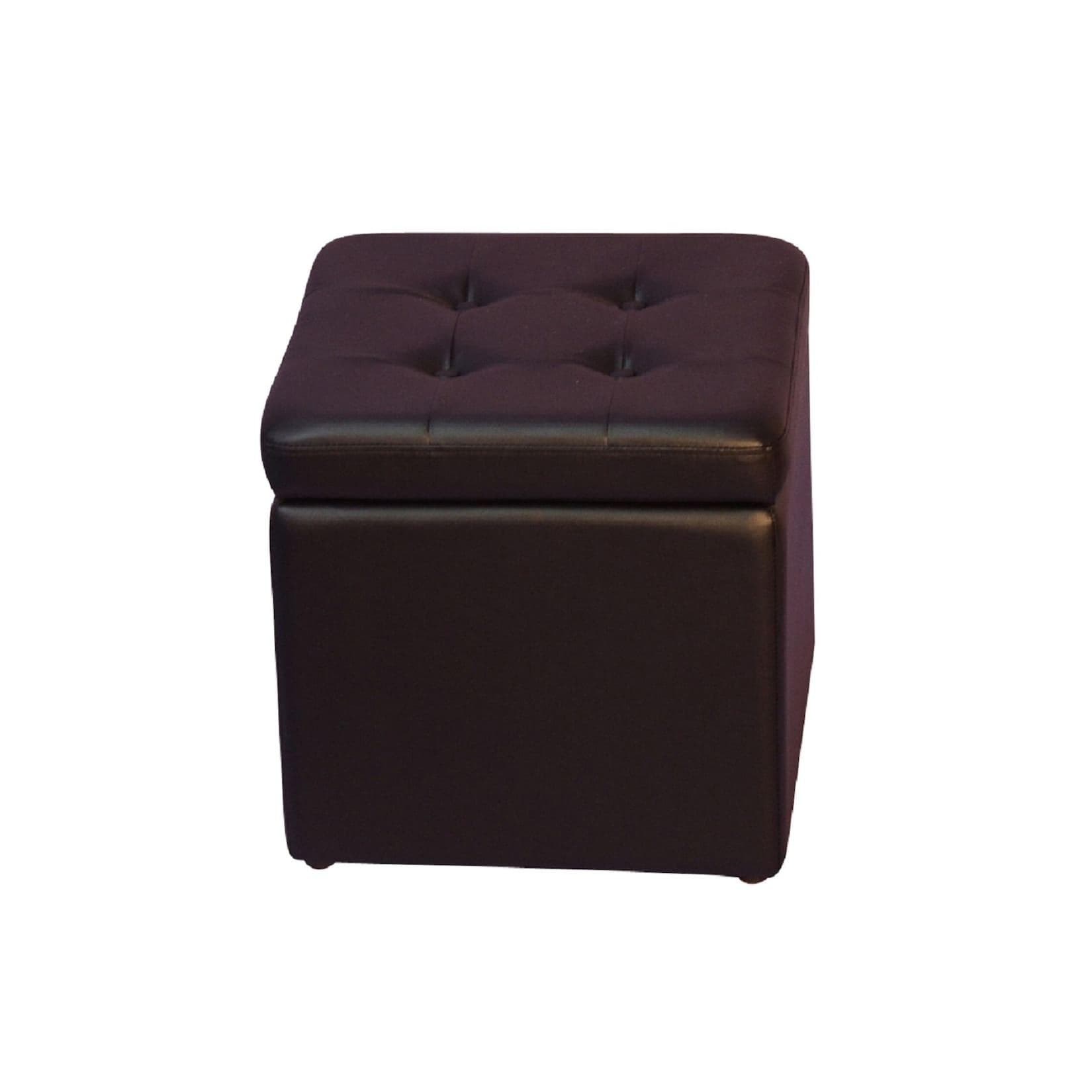 möbel direkt online Sitzhocker mit Stauraum PVC-Leder Schwarz Grau Braun Beige