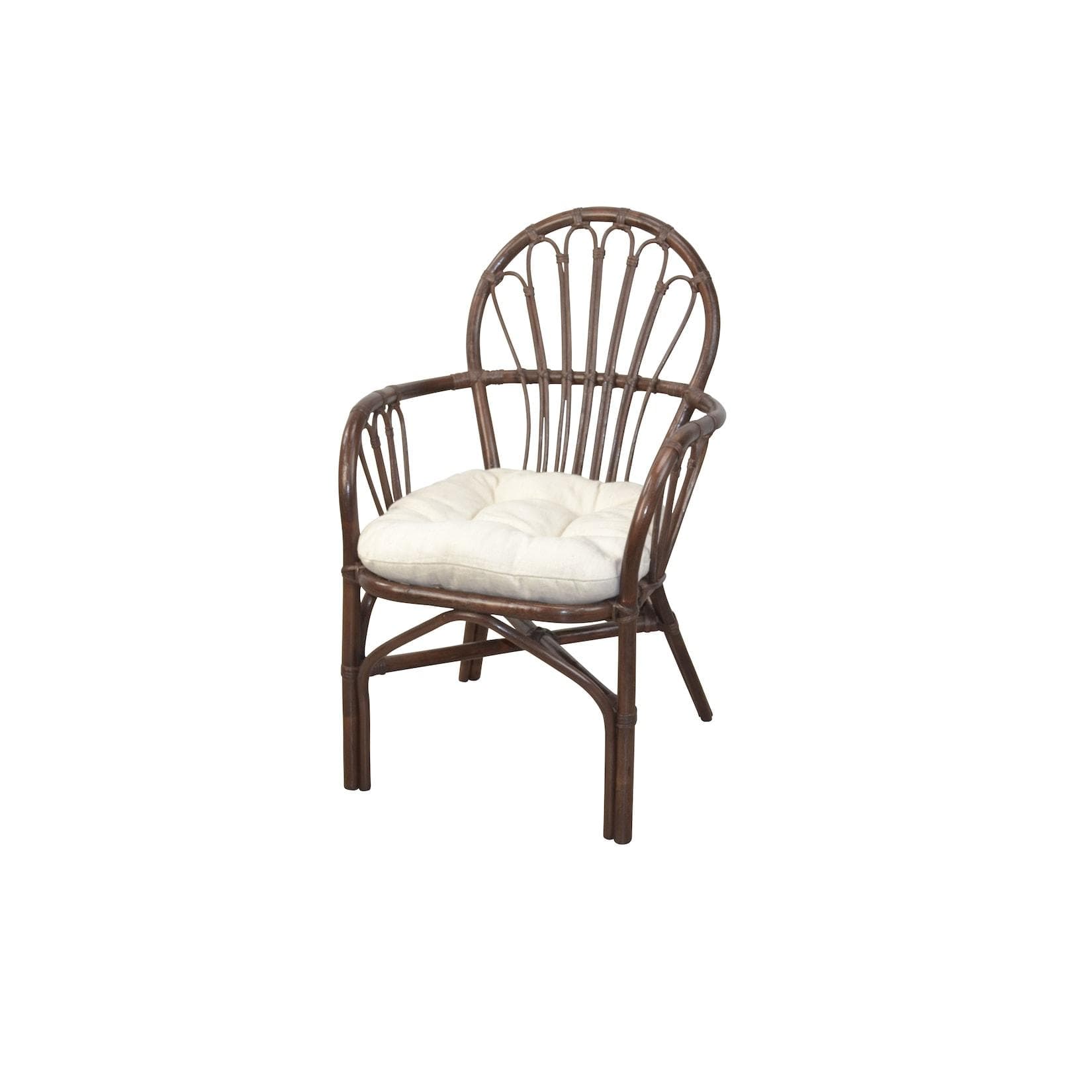 möbel direkt online Rattansessel Conny mit Kissen Beige