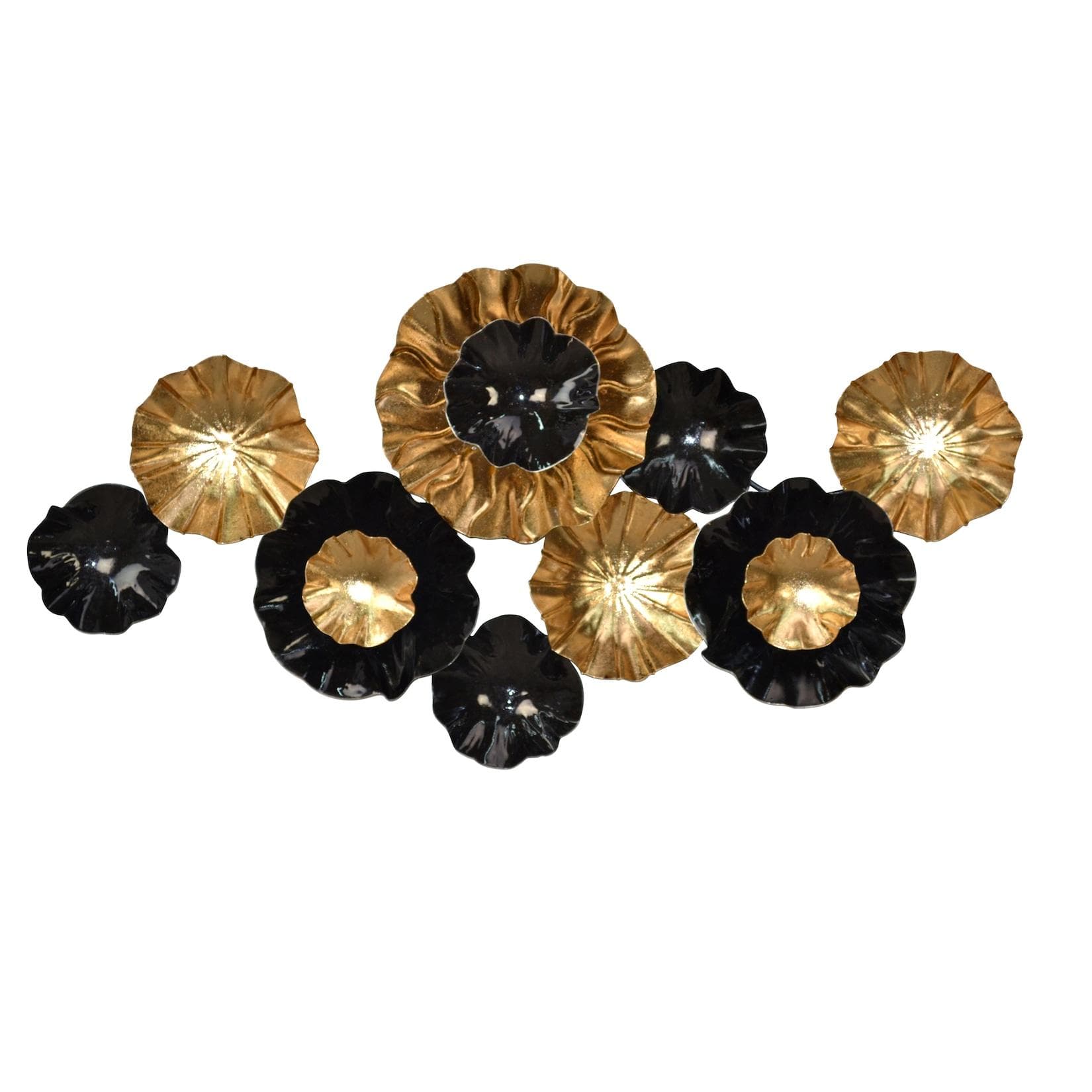 möbel direkt online Wanddekoration Kate Metall Gold/Schwarz