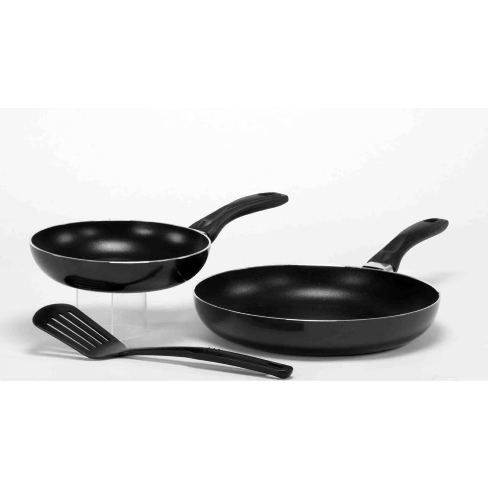 Alu-Pfannenset Delphi 3tlg. Schwarz Aluminium