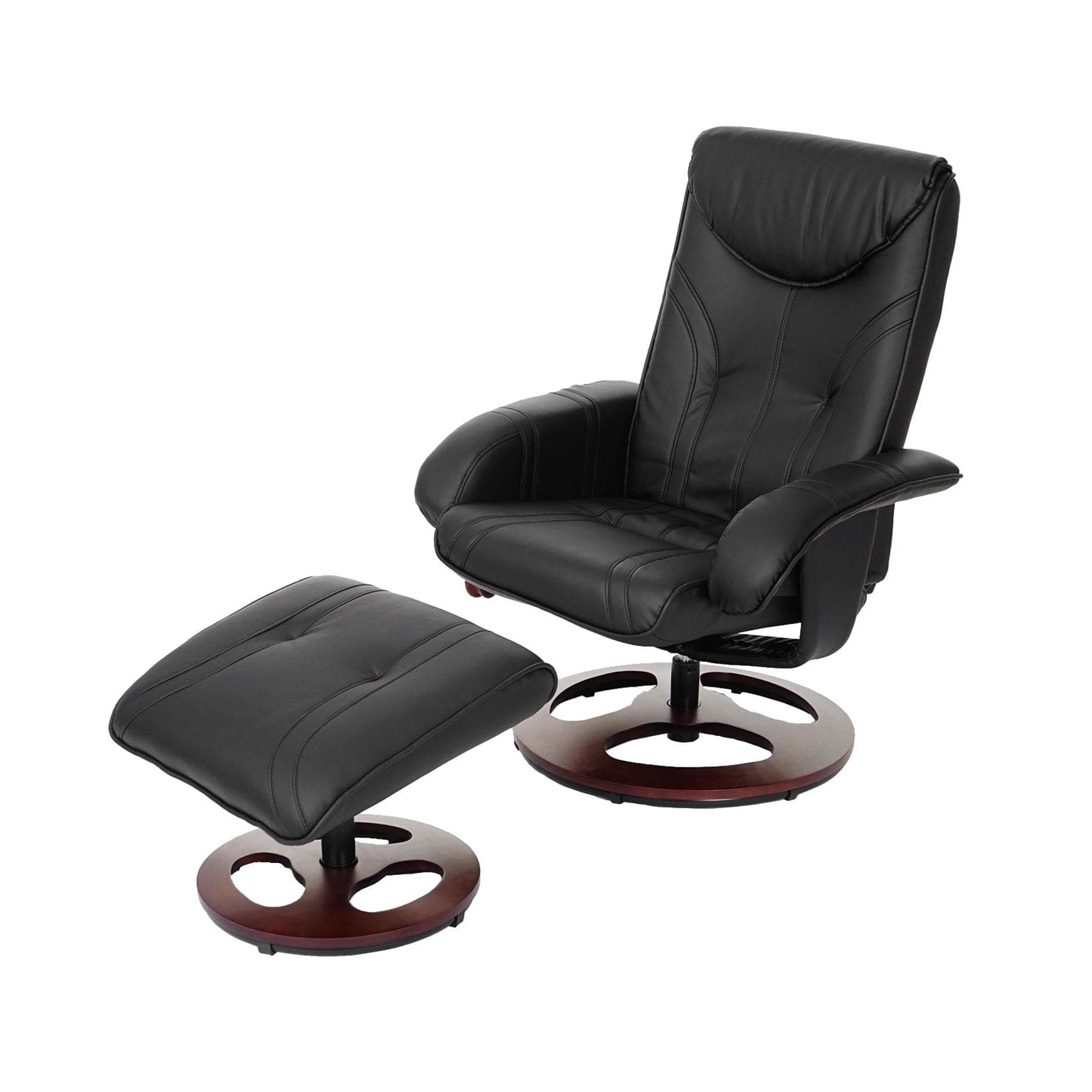Relaxsessel MCW-C46 Fernsehsessel Kunstleder Schwarz