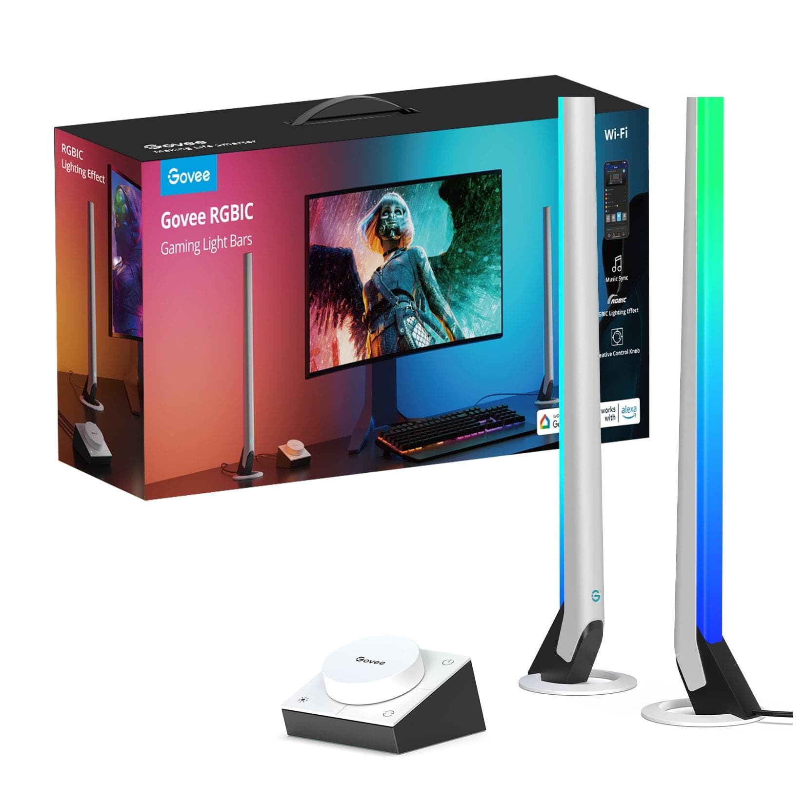 Govee Gaming Smart Light Bars RGBIC Sprachsteuerung